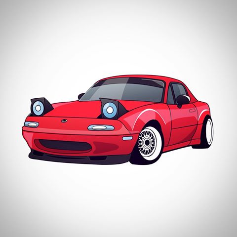 Miata Drawing at GetDrawings | Free download