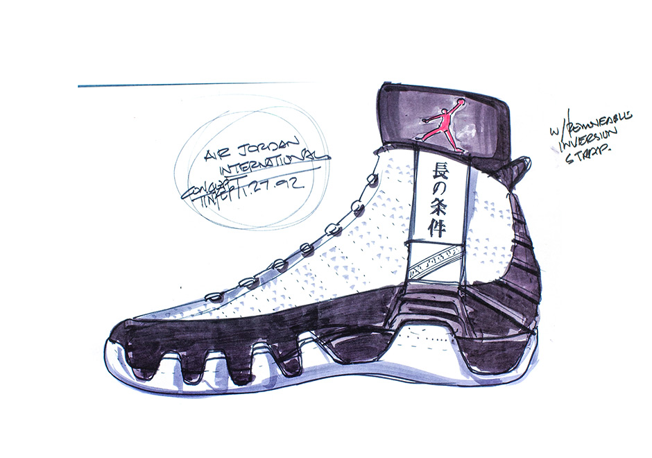 940x660 This Early Sketch Of The Air Jordan 9 Reveals Something Much