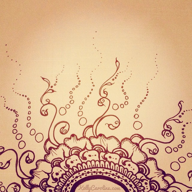 640x640 Henna Drawing With An Under The Sea Feel