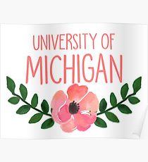 210x230 Michigan Drawing Posters Redbubble