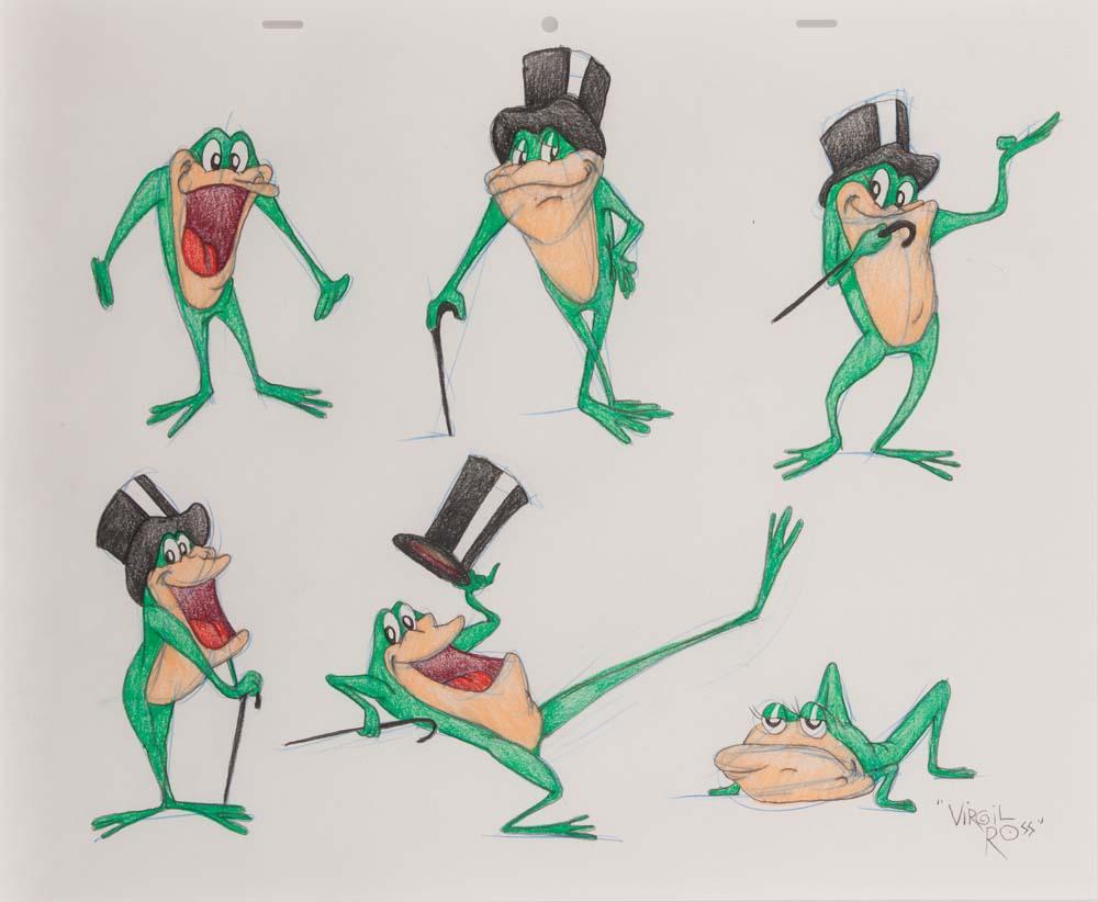 1000x822 Michigan J. Frog Original Virgil Ross Drawing