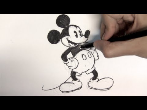 480x360 How To Draw Mickey Mouse Step By Step