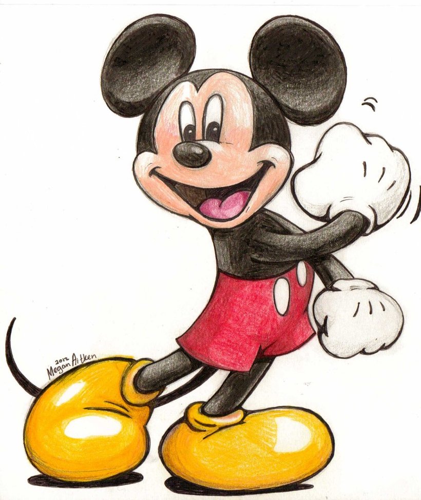 820x974 Mickey Mouse Drawing By Mayu Chan6