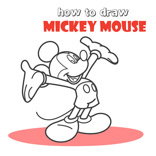 500x500 Mickey Mouse Coloring Pages, Drawing For Kids, Kids Crafts