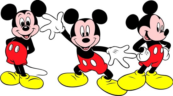 550x305 Disney Cartoon Vector Cliparts