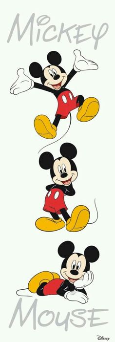 236x700 Mickey Mouse (Color) By Linus108nicole Disney