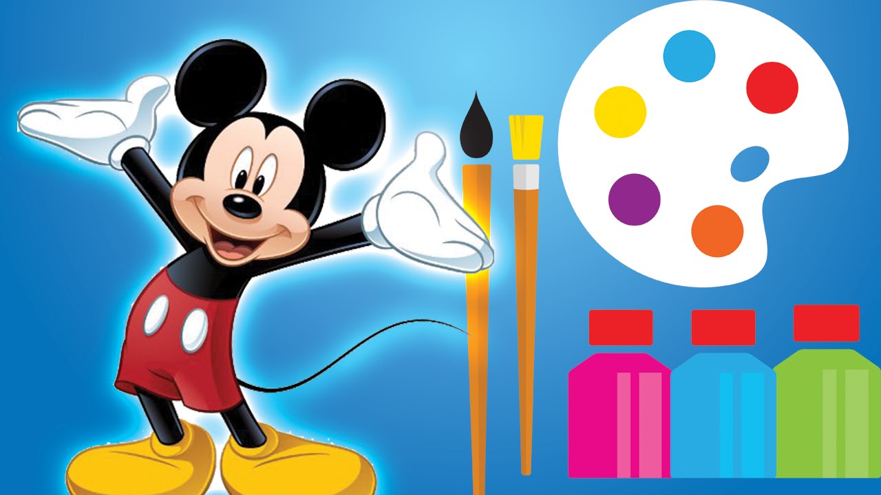 1280x720 Mickey Mouse Drawing Animation How To Draw Characters