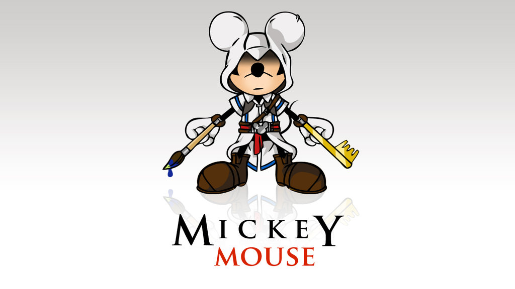 1024x576 Mickey Mouse Assassin By Olanv8