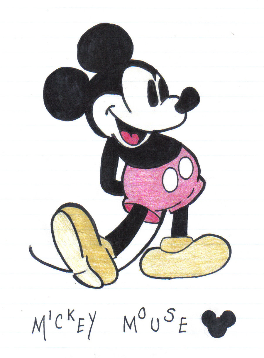 900x1220 Retro Mickey Mouse By Tom Girl5973