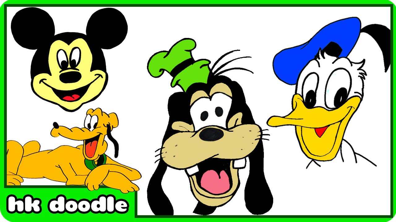 1280x720 How To Draw Disney Mickey Mouse Clubhouse Characters