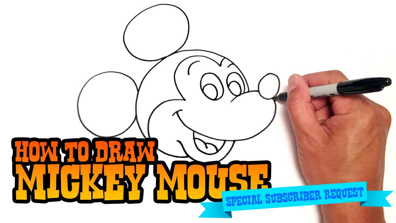 1280x720 How To Draw Mickey Mouse