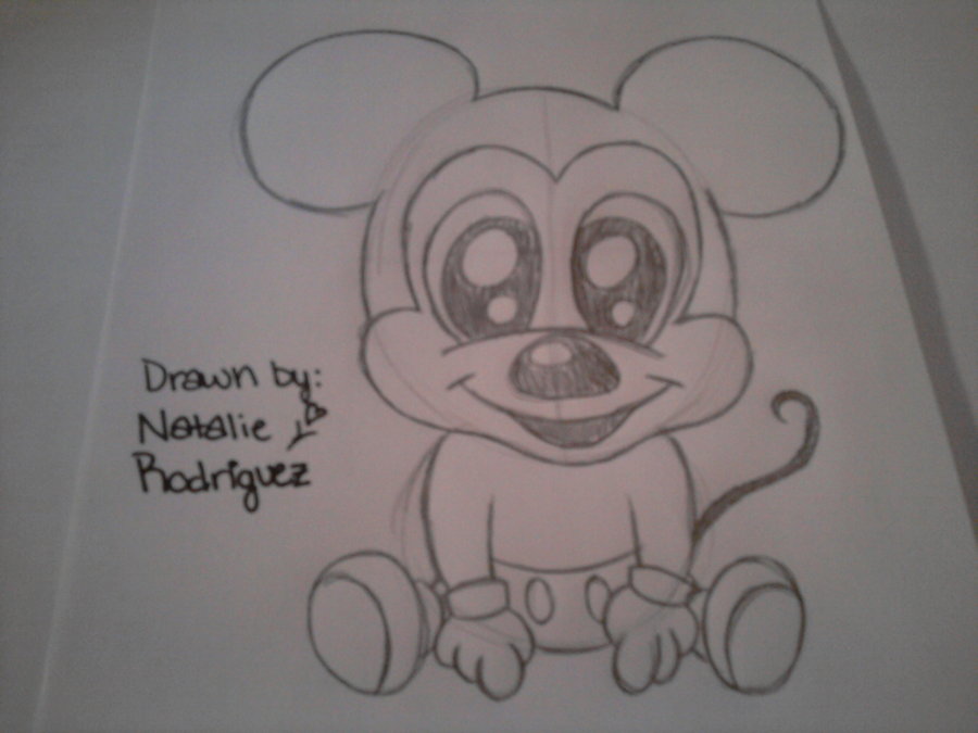 Mickey Mouse Drawing Tumblr at GetDrawings | Free download
 Cute Baby Mickey Mouse Drawings