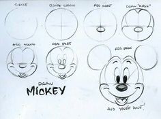 236x175 Easy Pics Draw How Draw Mickey Mouse's Head Projects