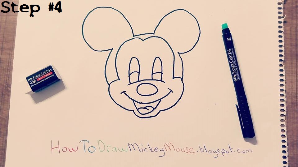 960x540 How To Draw Mickey Mouse Face Easy Step By Step Easy Mickey