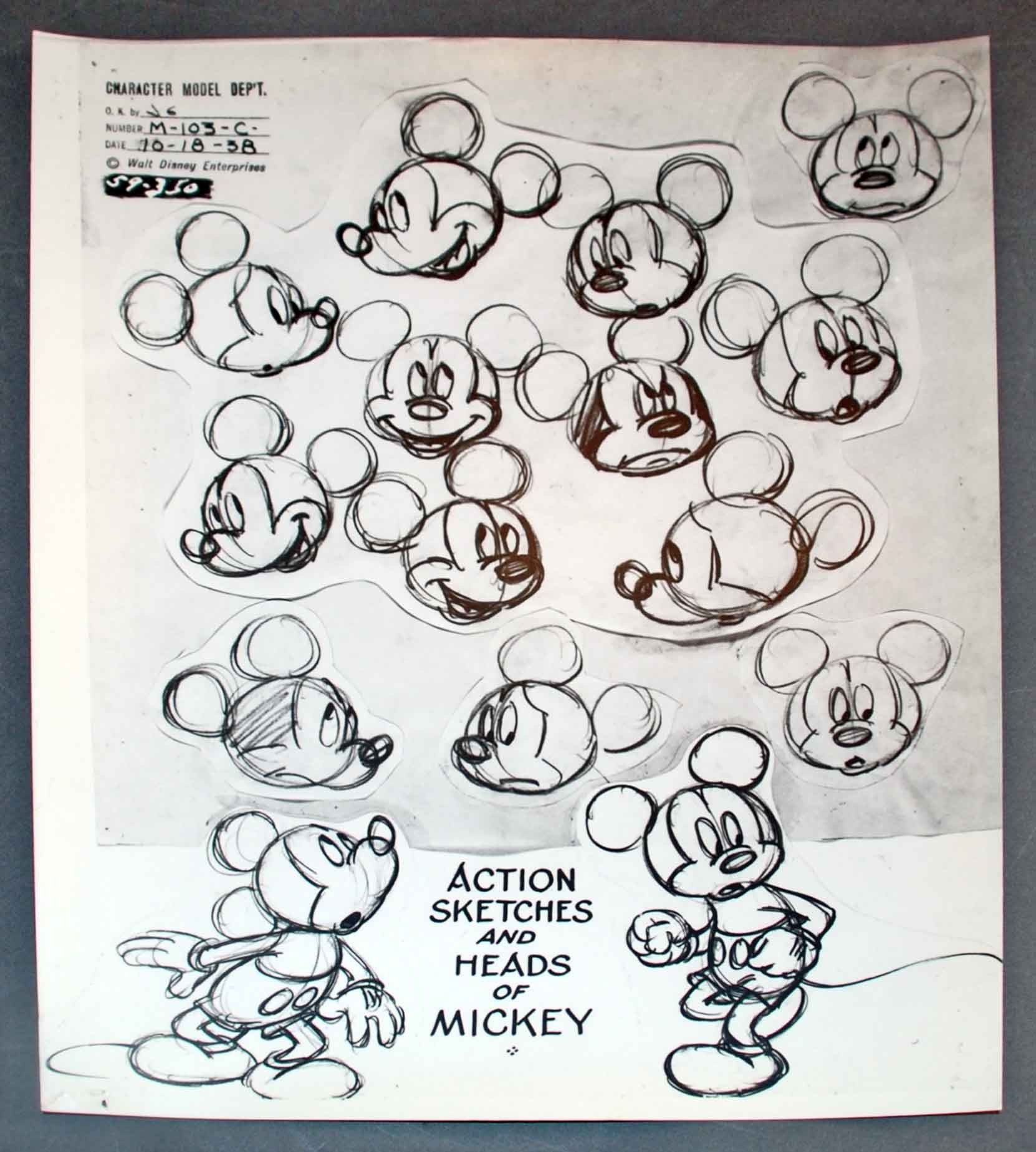 Mickey Mouse Original Drawing at GetDrawings | Free download