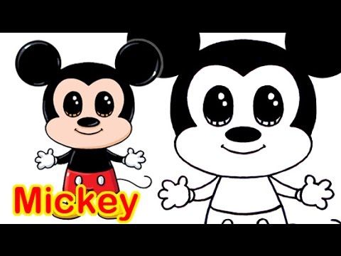 480x360 How To Draw Disney Mickey Mouse Cute Step By Step Kids Fun Stuff