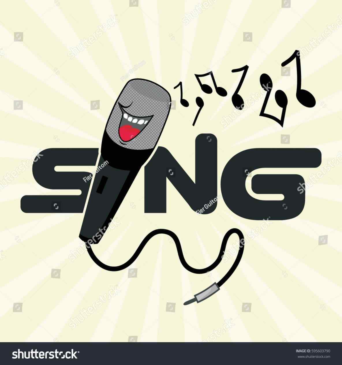 1185x1264 Sing Al Note Vector Stock Funny Grey Background Funny Microphone