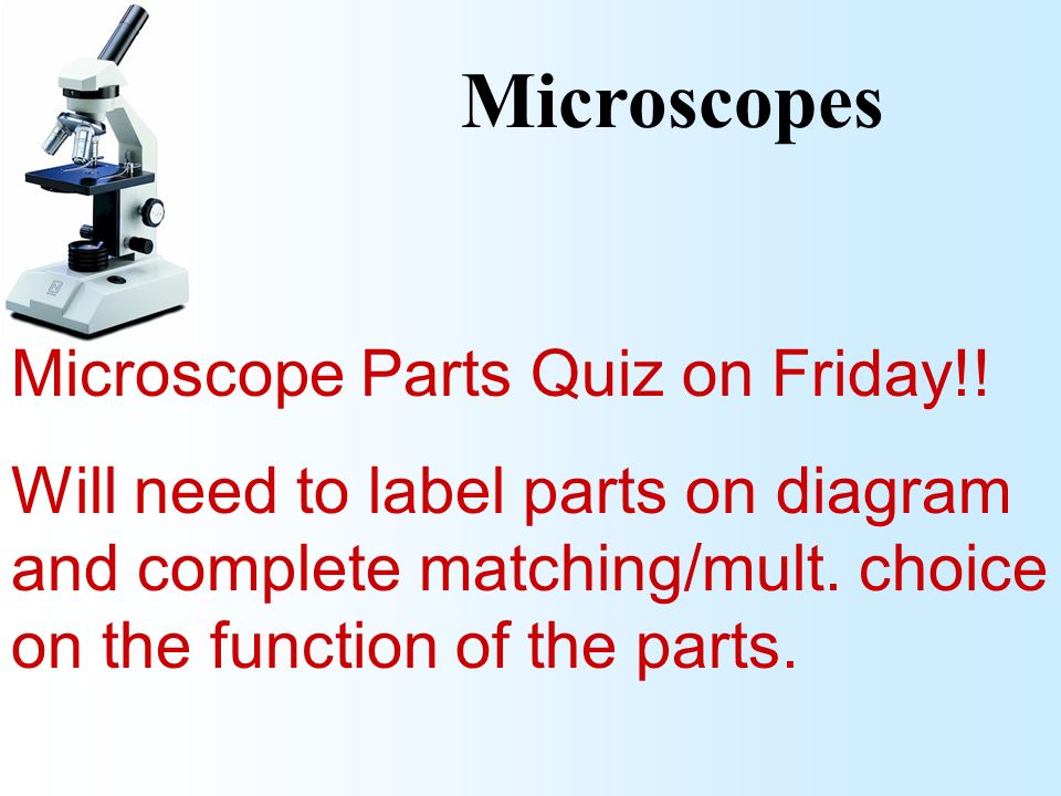 960x720 Microscopes Microscope Parts Quiz On Friday!!