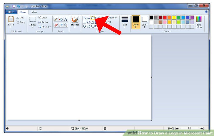 728x464 How To Draw A Logo In Microsoft Paint 7 Steps (With Pictures)