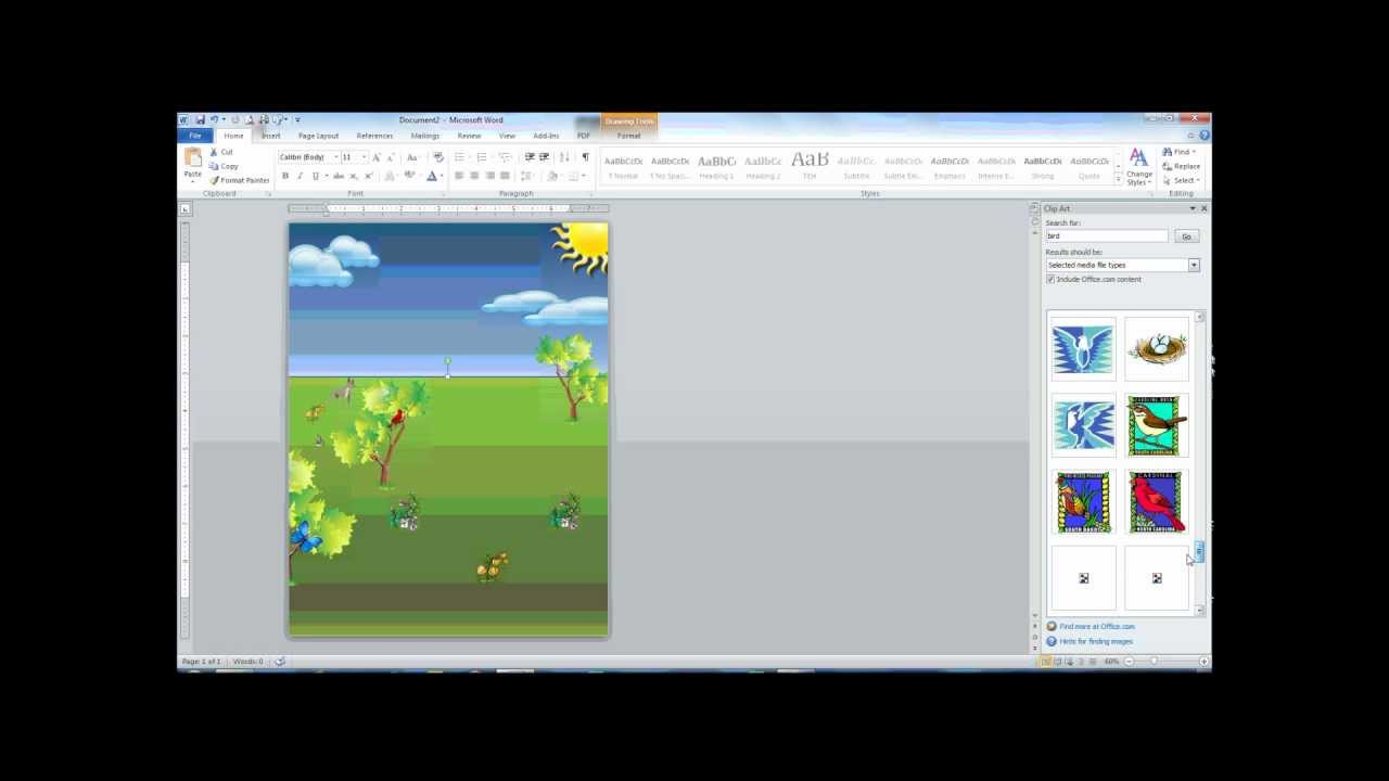 1280x720 Tutorial Drawing With Microsoft Office Products