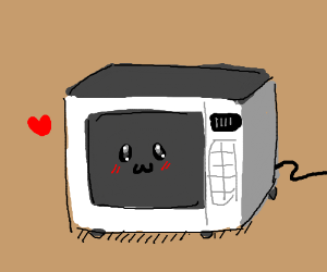 300x250 Cute Blushing Microwave