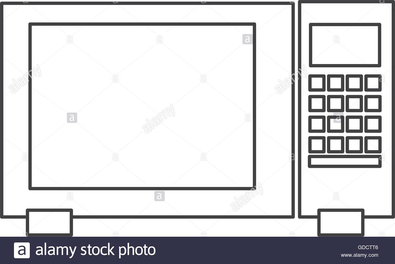 1300x870 Microwave Oven Icon Stock Vector Art Amp Illustration, Vector Image