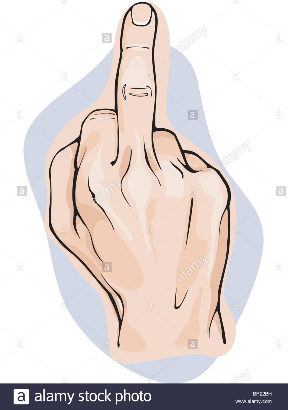 975x1390 A Drawing Of A Human Hand Middle Finger Extended