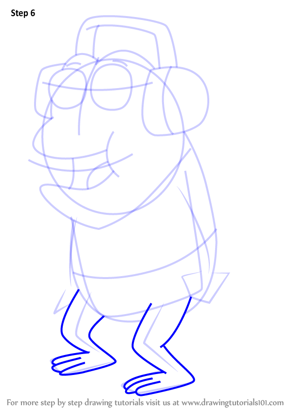 600x846 Learn How To Draw Mikey From Harvey Beaks (Harvey Beaks) Step By
