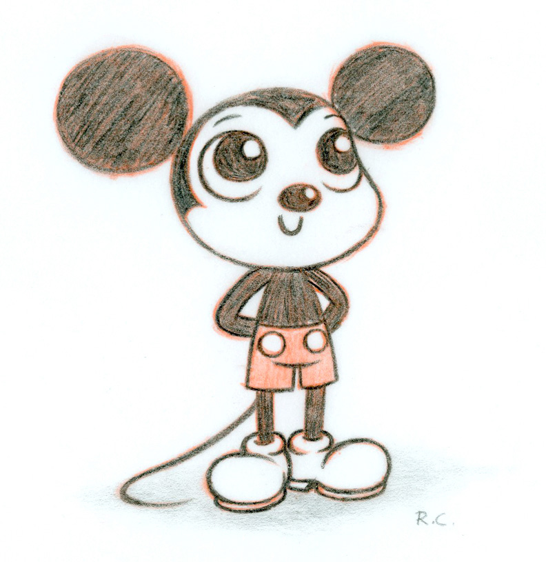 792x815 Mickey Mouse Sketches Ralph Cosentino