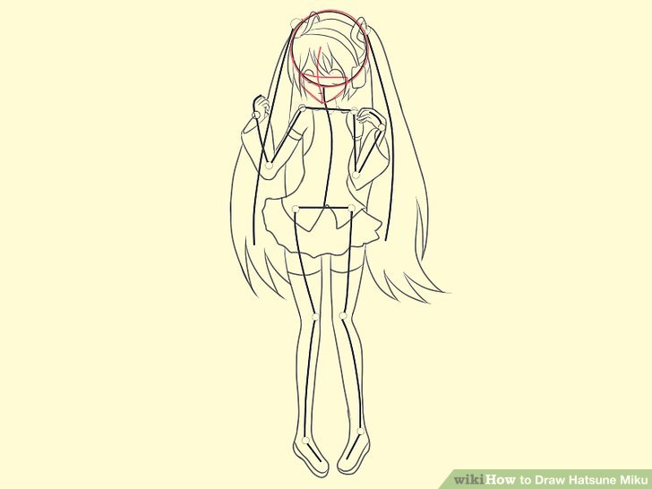728x546 How To Draw Hatsune Miku (With Pictures)