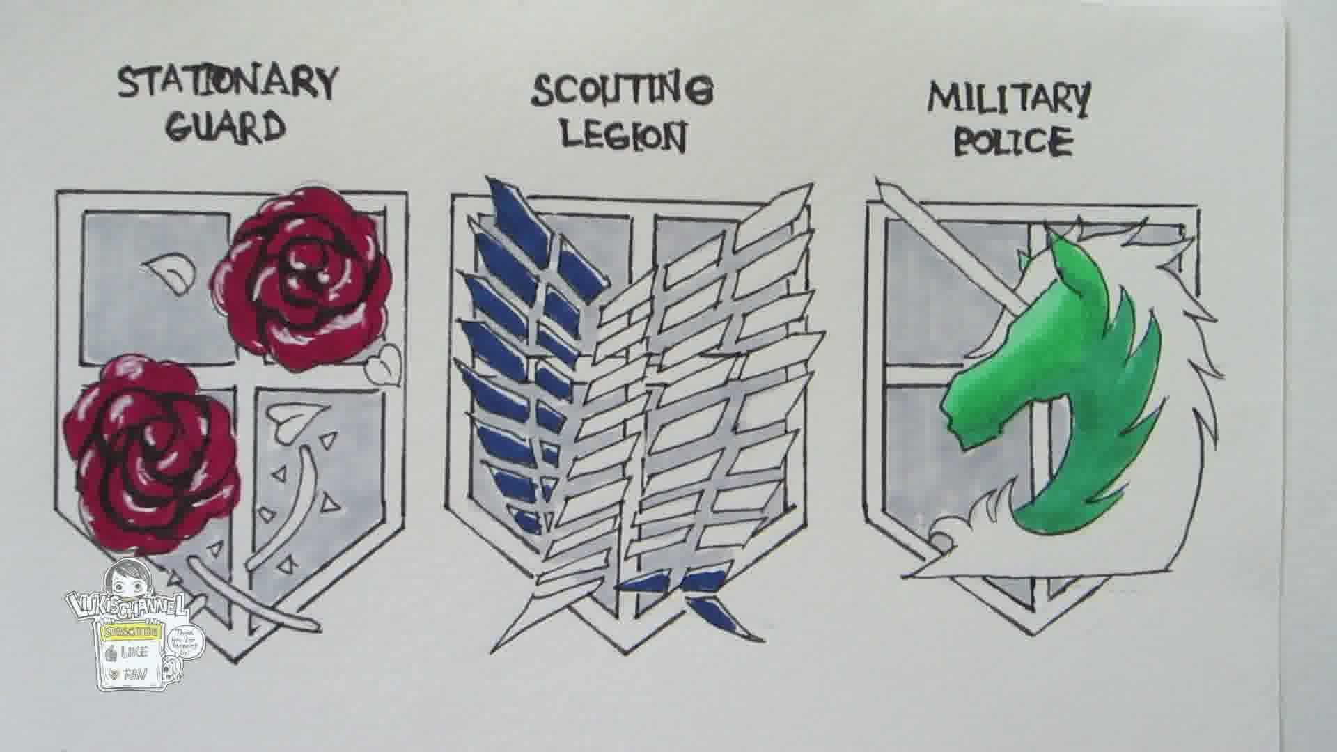 1920x1080 How To Draw Military Crests From Attack On Titan