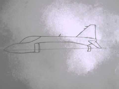 480x360 How To Draw Military Vehicles F 4 Phantom Fighter