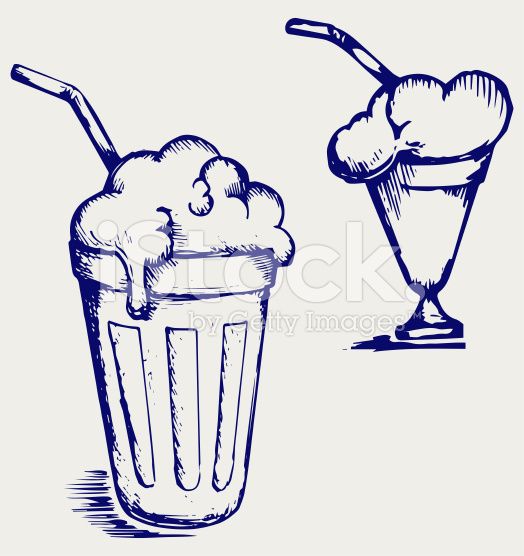 524x556 Milkshake Illustration