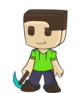 250x302 My Minecraft Character Drawing Minecraft Blog