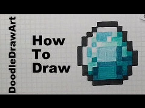 480x360 How To Draw A Minecraft Diamond