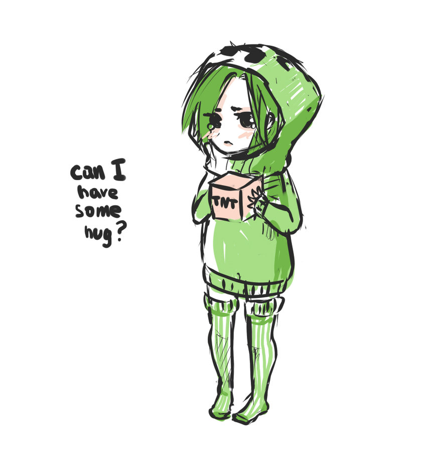 857x933 Minecraft Creeper By Irinaeihwaz