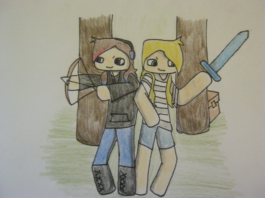 1024x768 Hunger Games Minecraft By Courtneygt