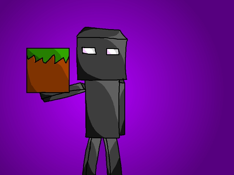 800x600 Enderman Drawing [By Frost] Minecraft Blog
