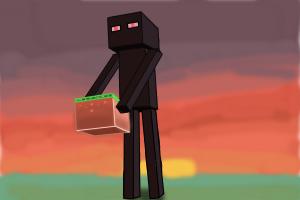 300x200 How To Draw Enderman Minecraft