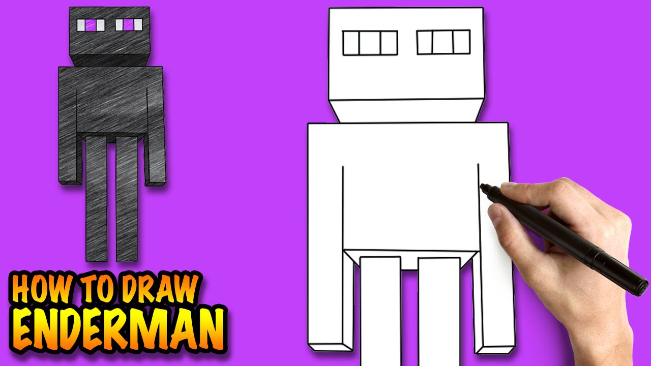 1280x720 How To Draw Enderman