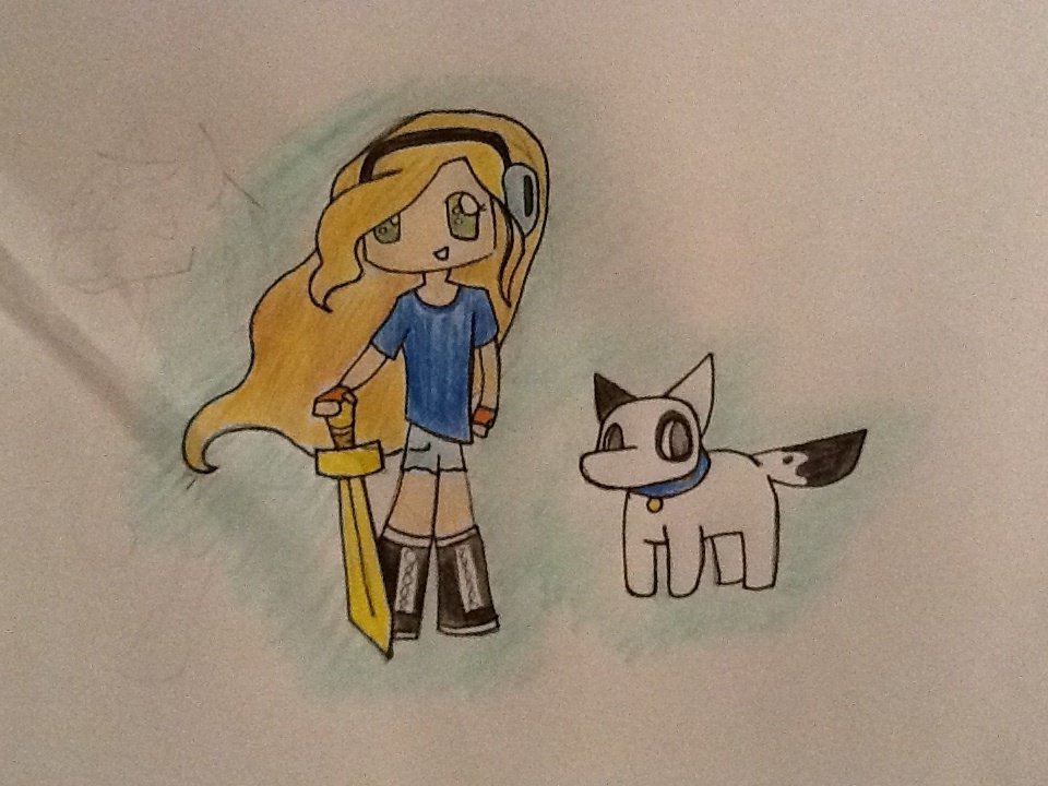 960x720 Minecraft Girl By Wolfgirl323