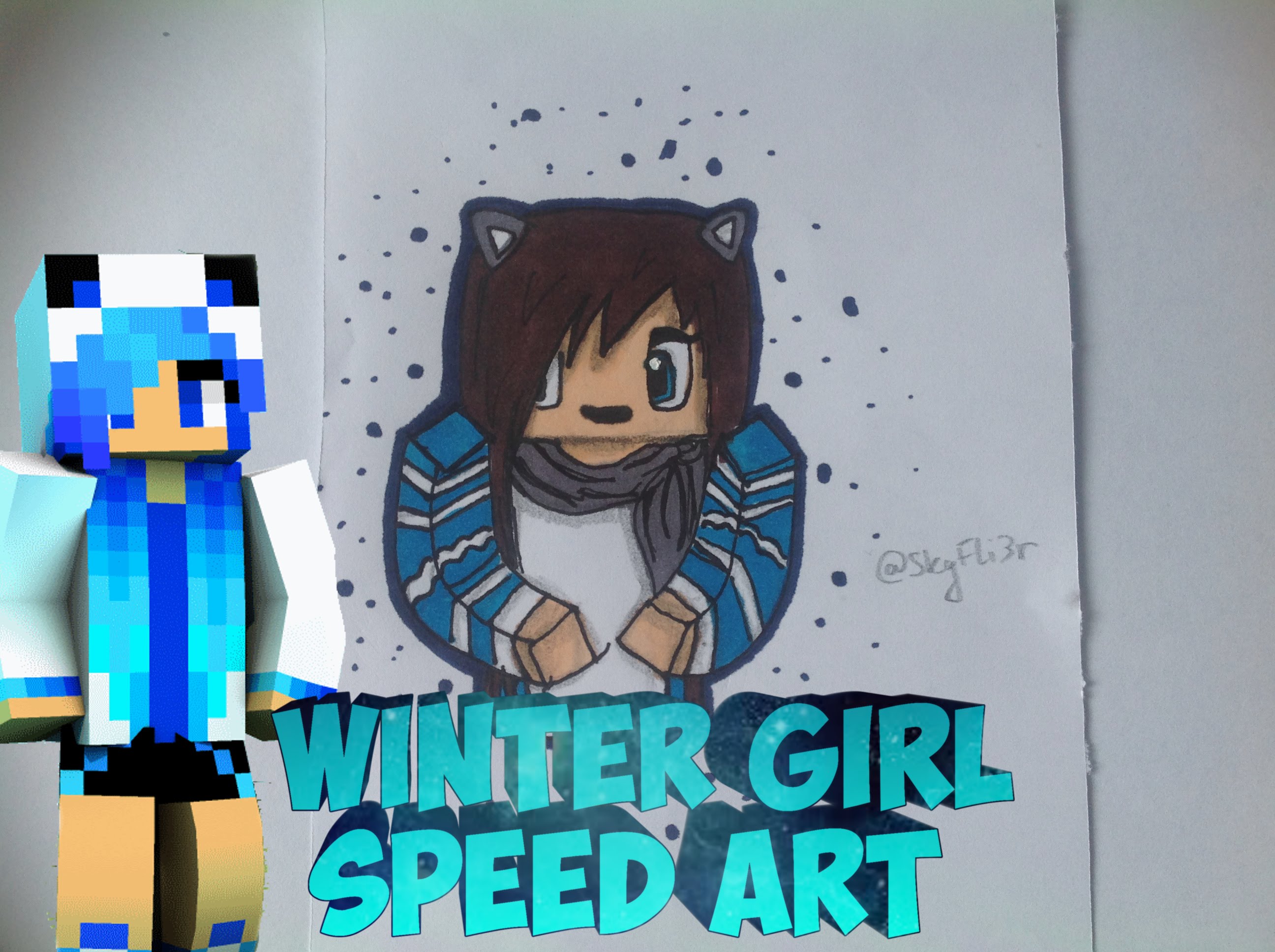 2592x1936 Minecraft Speedart