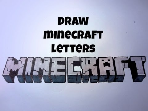 480x360 How To Draw Minecraft Letters