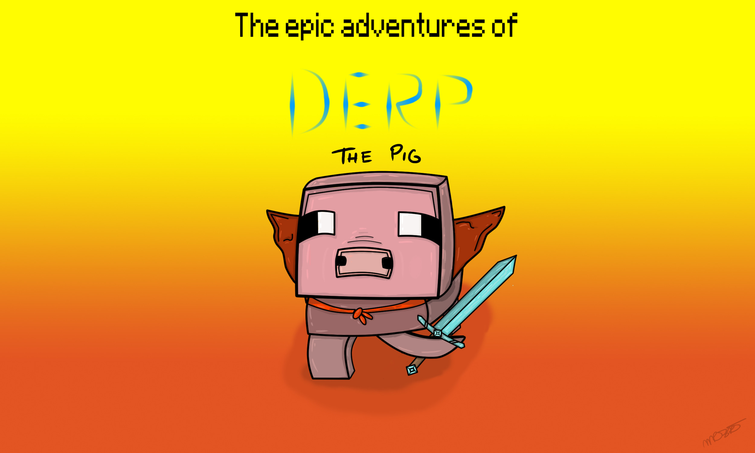 2500x1500 The Epic Adventures Of Derp The Pig