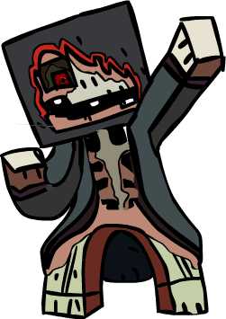 251x355 Minecraft Skeleton! By Joshsart13