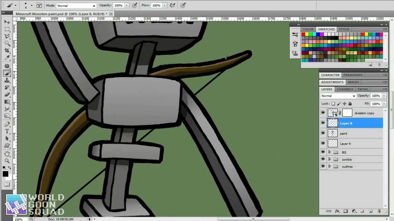 1280x720 Monster Speed Painting