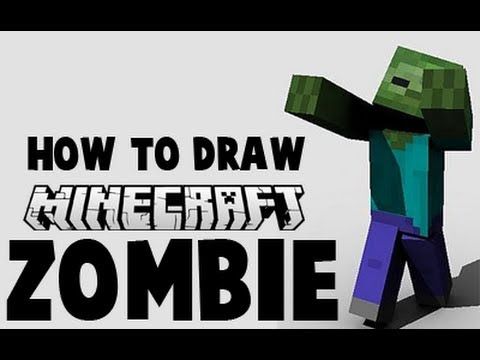 480x360 How To Draw A Minecraft Zombie Easy Step By Step Drawing Tutorial