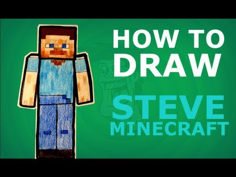 480x360 How To Draw Easy Steve From Minecraft Step By Step Drawing Lesson