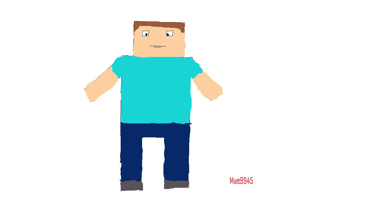 1218x682 Steve Drawing Minecraft Blog