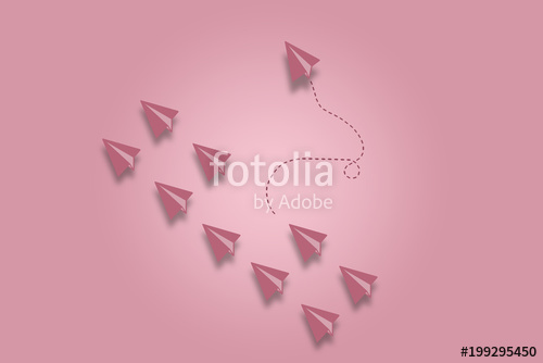 500x334 Minimal Drawing Business Concept For Different Thinking And Team